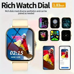 1.83 inch HD Touch Screen Sports Smartwatch - Call Dialing, Step & Calori
