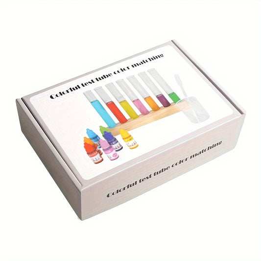 Colorful Test Tube Puzzle Toy for Hand Skills