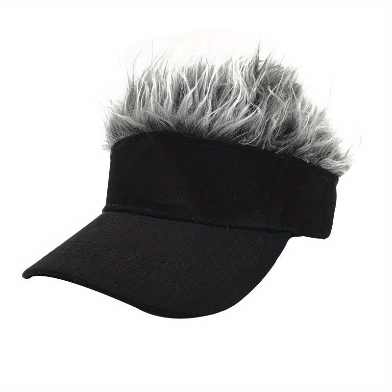 Light Board Wig Baseball Cap Men's Sun Visor