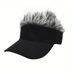 Light Board Wig Baseball Cap Men's Sun Visor