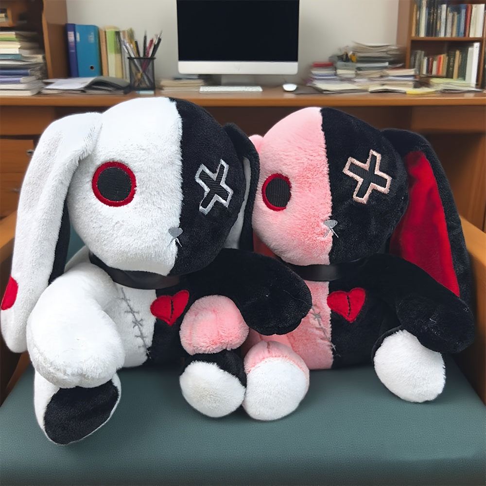 2pcs Evil Rabbit Plush Toy Halloween Decor