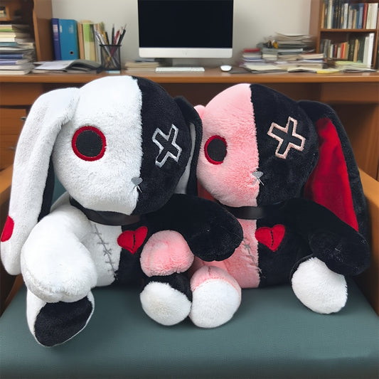 2pcs Evil Rabbit Plush Toy Halloween Decor