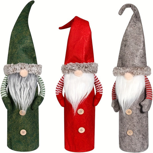 Christmas Dwarf Wine Bottle Sleeve Decoration