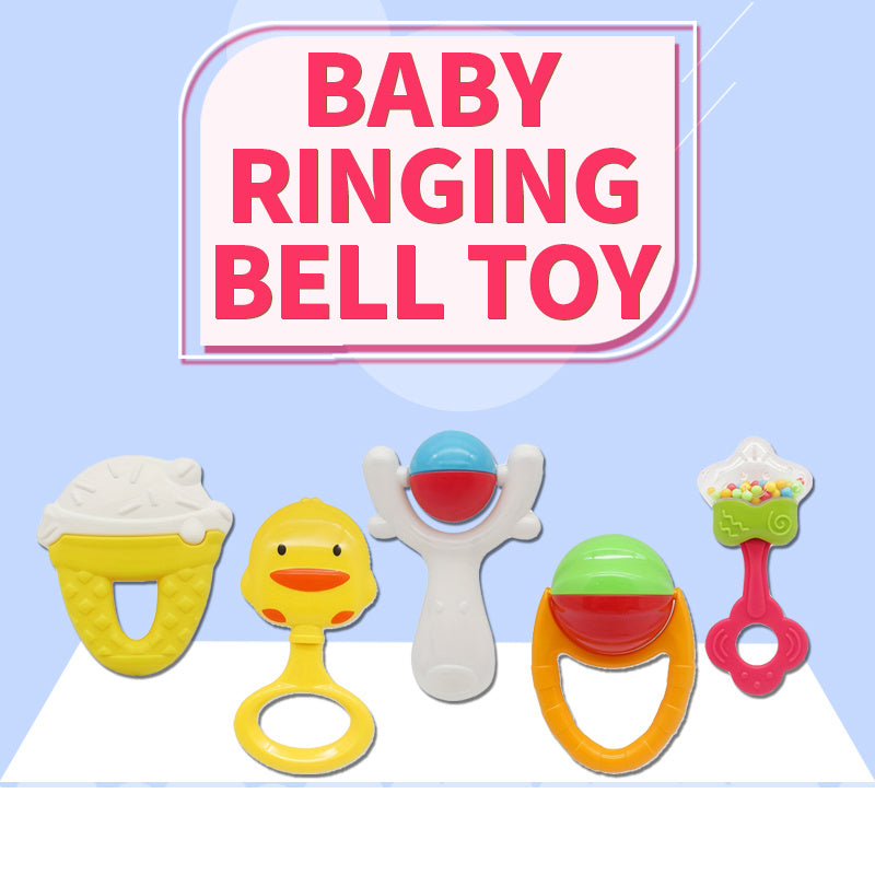 9pcs Newborn Teeth Shaking Bell Hand Shaking Bell Bed Bell Puzzle Toy