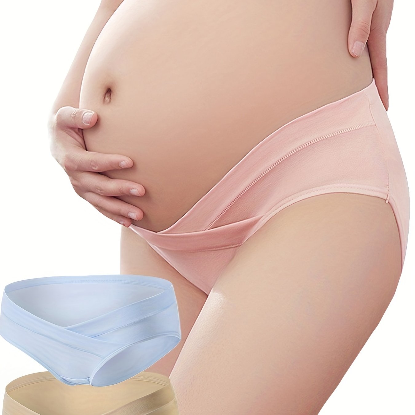 3pcs Low Waist Maternity Panties Comfortable Underwear for Pregnancy