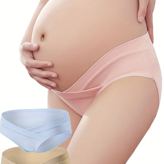 3pcs Low Waist Maternity Panties Comfortable Underwear for Pregnancy