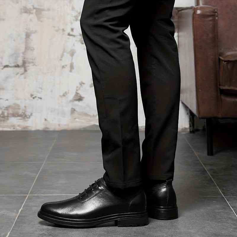 Men's British Leather Oxford Shoes Wedding Business