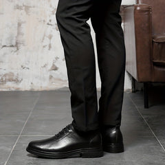 Men's British Leather Oxford Shoes Wedding Business
