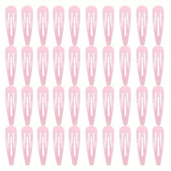 40Pack Metal Snap Hair Clips for Women Girls Kids Teens Toddlers