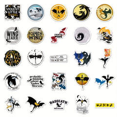 50pcs Dragon Series Graffiti Stickers Waterproof DIY Stickers