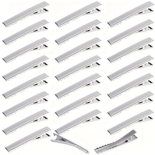 24Pcs Metal Duck Billed Hair Clips for Women Salon Hair Acces