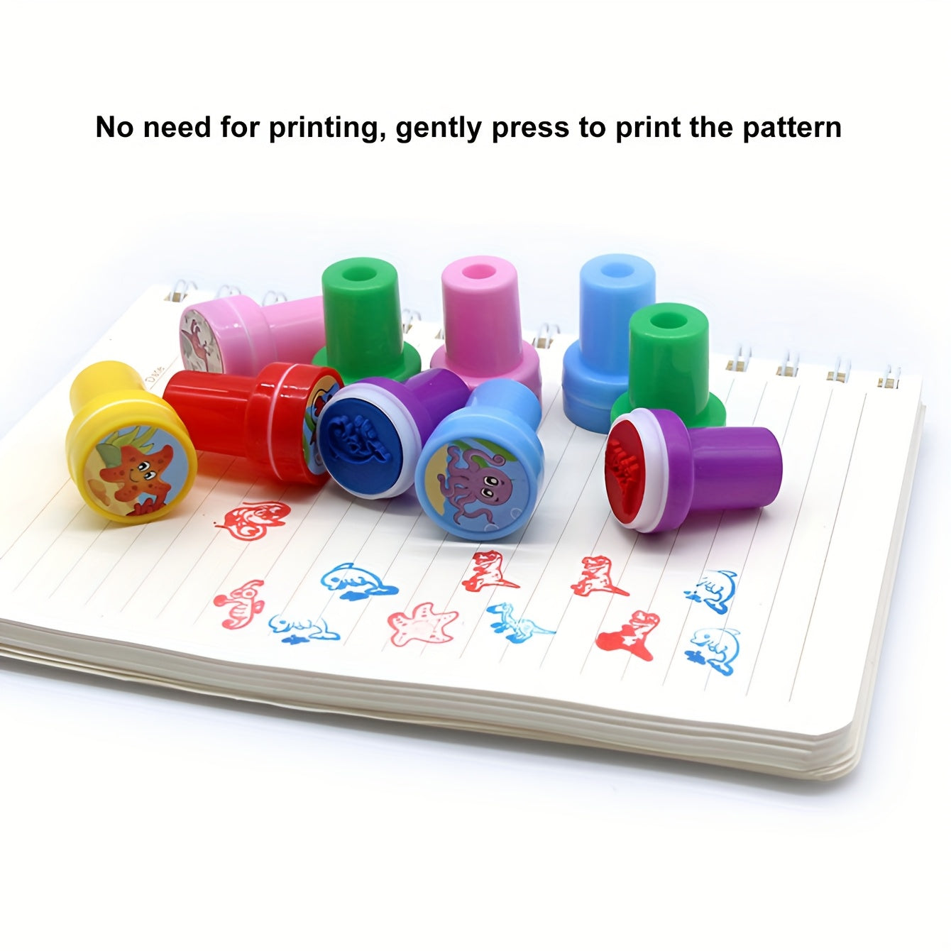 Cartoon Stamp Set for Interactive Stamping Game