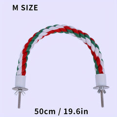 Parrot Standing Rope Spiral Climbing Ladder Bird Toy