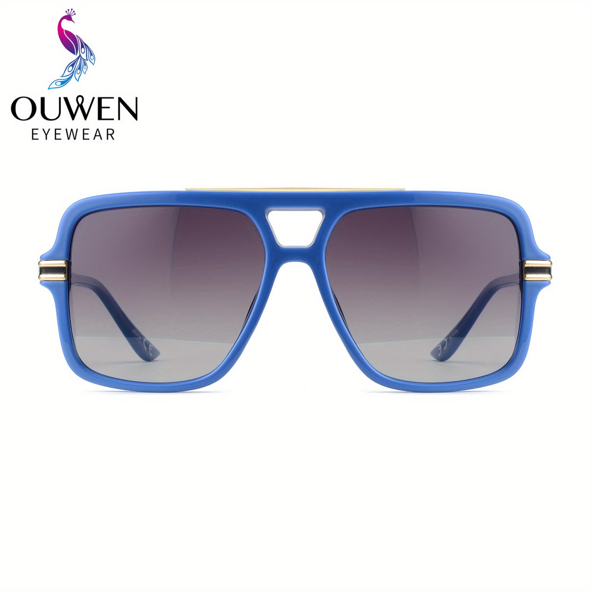 OUWEN Polarized Aviator Sunglasses Men Women UV Protection Y2K Sunshade Glasses