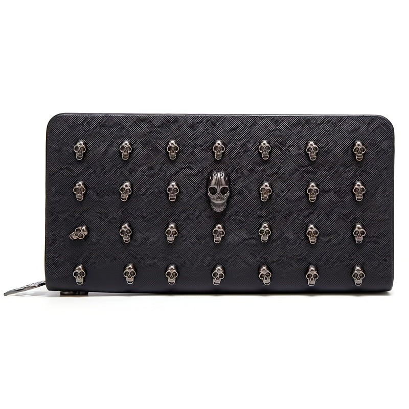 Gothic Skull Card Holder Coin Purse Clutch & Wallet
