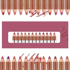 12pc Velvet Lip Liner Set Waterproof Matte Lipstick Pen