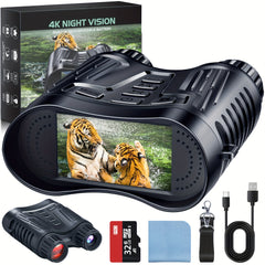 Night Vision Binoculars 8 HD Screen Can Save Photo & Video with 32GB Memory Card