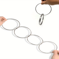 4pcs Magic Power Rings Sleight of Hand Magic Props for Stage