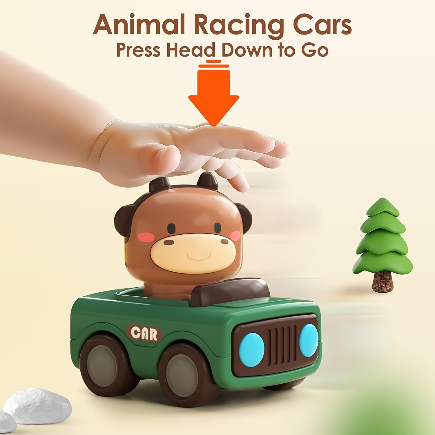 Interactive Toy Animal Car Shaped Competition Toy