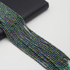 Green Point Cut Bead Beaded 38 Cm 14 9'' Stone Faceted Loose Gemstone Bead