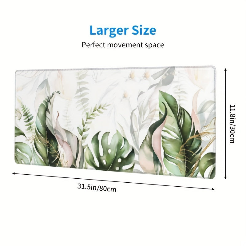 Flowers and Plants Gaming Mouse Pad Non Slip Rubber Base