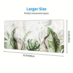 Flowers and Plants Gaming Mouse Pad Non Slip Rubber Base