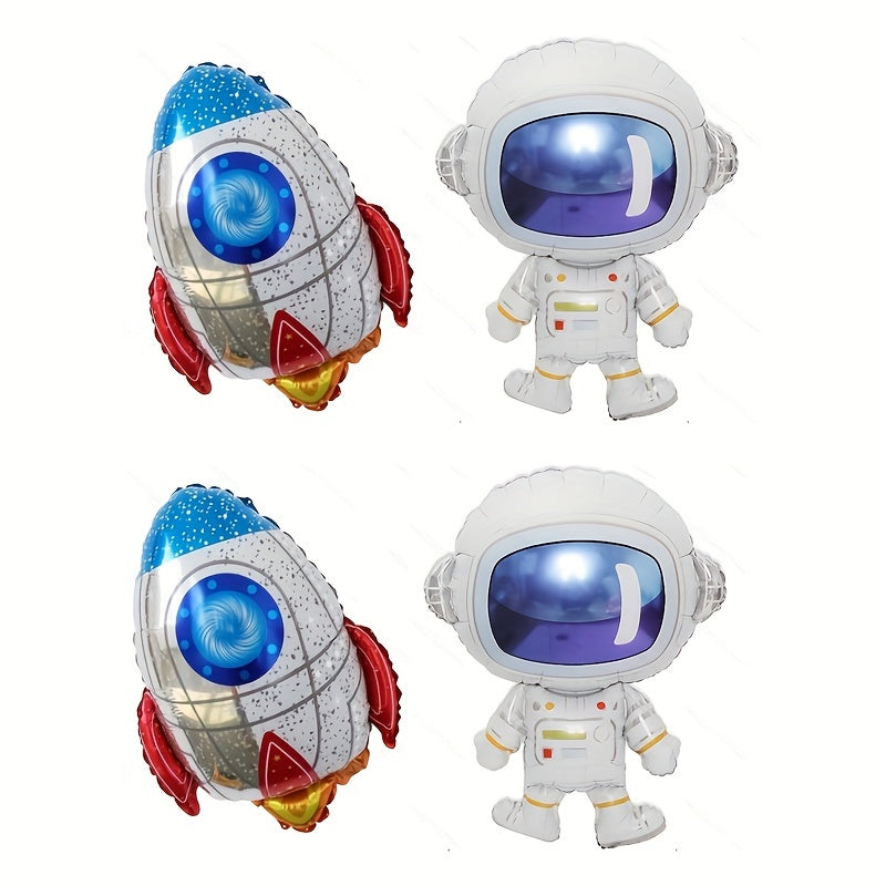 Rocket & Astronaut Balloons, Holiday Party Decorations