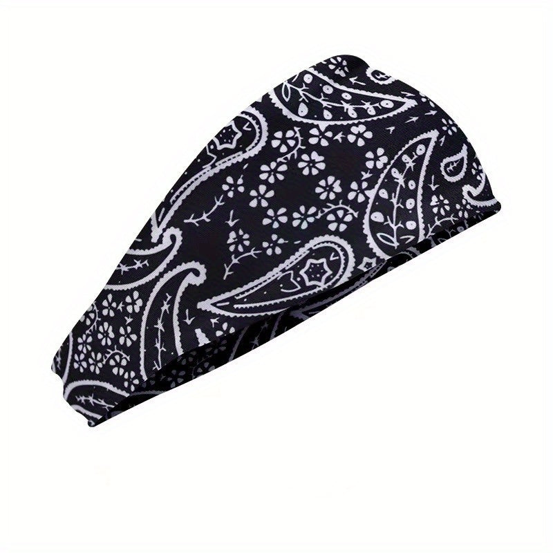 Printed Elastic Headband Women's Bandana Wrap