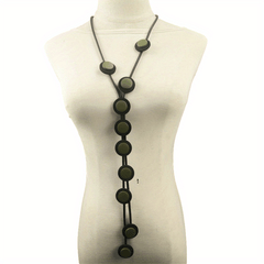 Y Shaped Long Pendant Necklace Bohemian Accessories Party Clothing Neck Jewelry