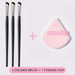 Fine Angled Eyeliner and Eyebrow Brushes Set