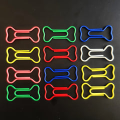 Dog Bone Paper Clips: 30 or 60pcs, Dog Lover Gift