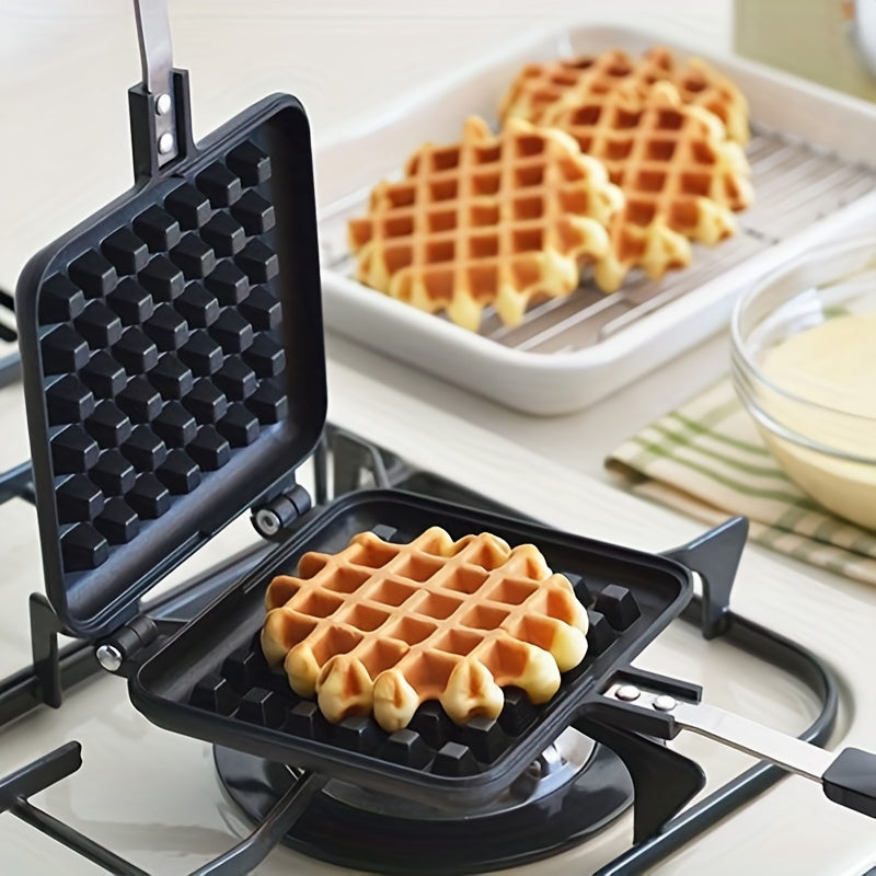Square Waffle Baking Pan For Gas Aluminum Roasting Pan