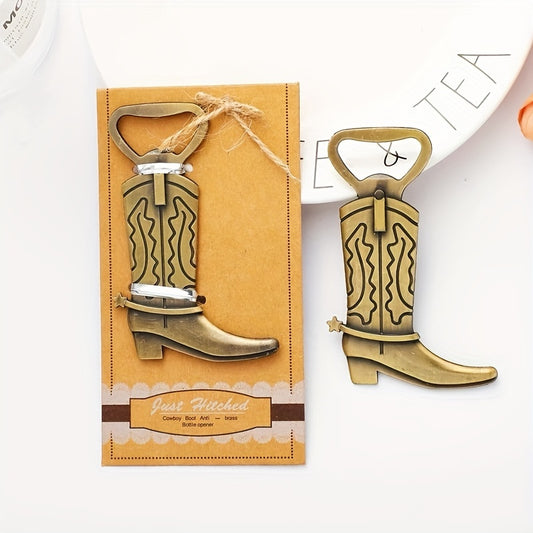 Cowboy Boot Bottle Opener for Home Kitchen Weddings