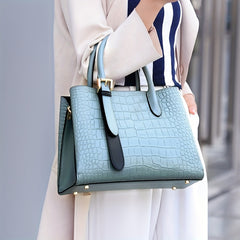 Leather Commuting Bag Crossbody Briefcase Women's Shoulder Bag