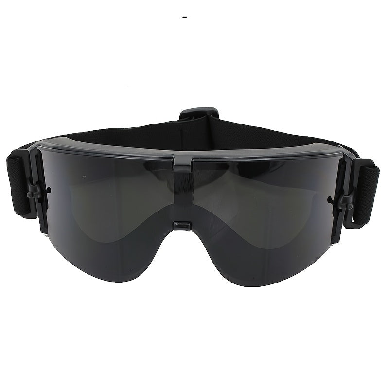 Military 3 Lens Protective Goggles Windbreak Army Tactical Glasses