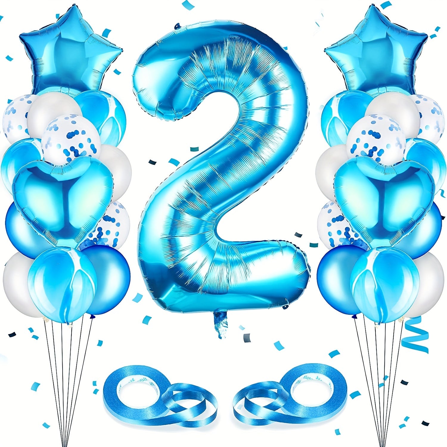 Number Balloon Birthday Party Decor Foil Balloon Large Number Balloons