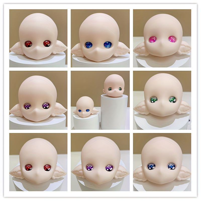 12pcs 14mm Doll Eyes DIY Doll Crafts Semi circular Plastic Eyes