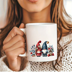12pcs Santa Dwarf Waterproof Stickers for Mugs Glassware Laptop