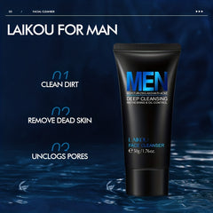 Men's Hydrating Face Wash 50g Moisturizing Cleanser