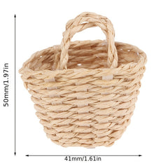 1/12 Dollhouse Mini Vegetable Food Storage Basket Doll Decor