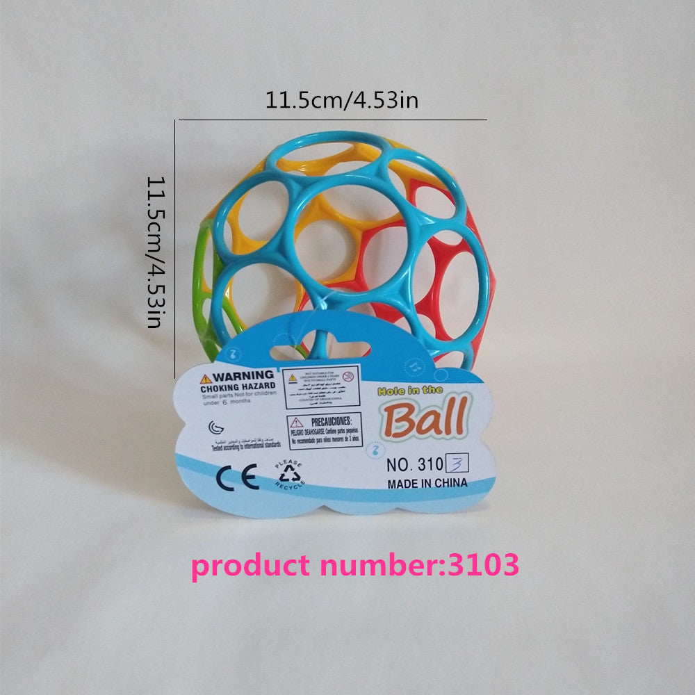 Soft Rubber Ball Toy for 3-12 Months Baby Hands Grasp Training