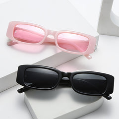 Y2K Sunglasses Vintage Square Shade UV400 Chunky Retro Sun Glasses