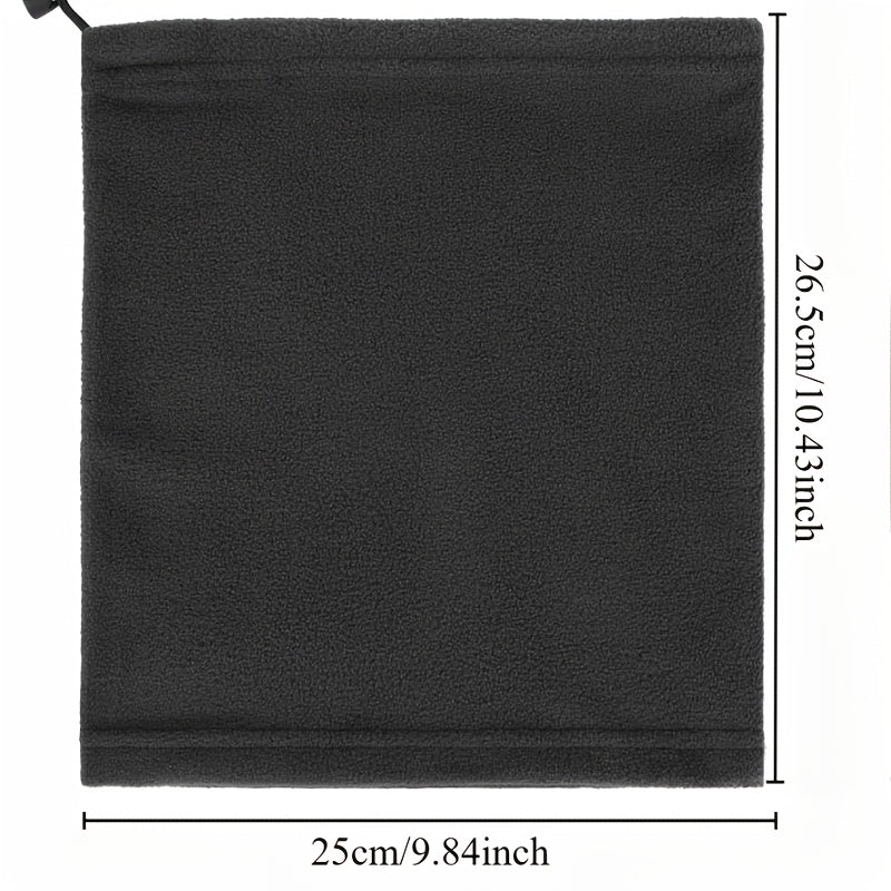 2 Pack Winter Fleece Ear Warmer Headband with Scarf Neck Gaiter