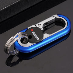 1pc Car Key Chain Metal Key Ring Men's Waist Hanging Key Pendant