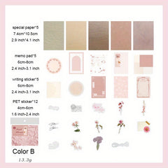 29pcs Vintage Scrapbook Supplies for Art Crafts Scrapbooking Journals