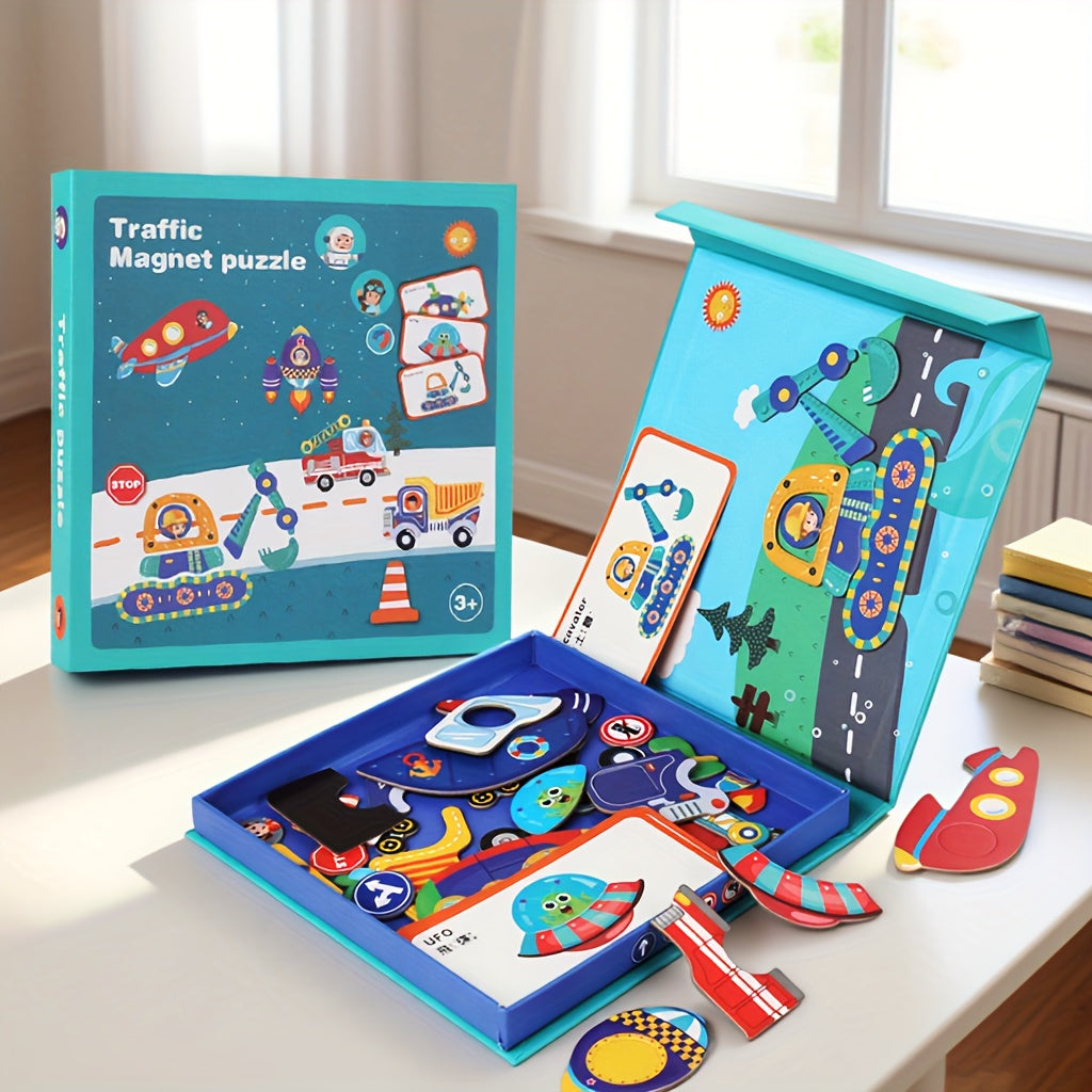 Magnetic Puzzle Game Face Changing Magic Toy for Kids