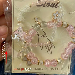 Children Cartoon Crystal Bracelet Girl Students Holiday