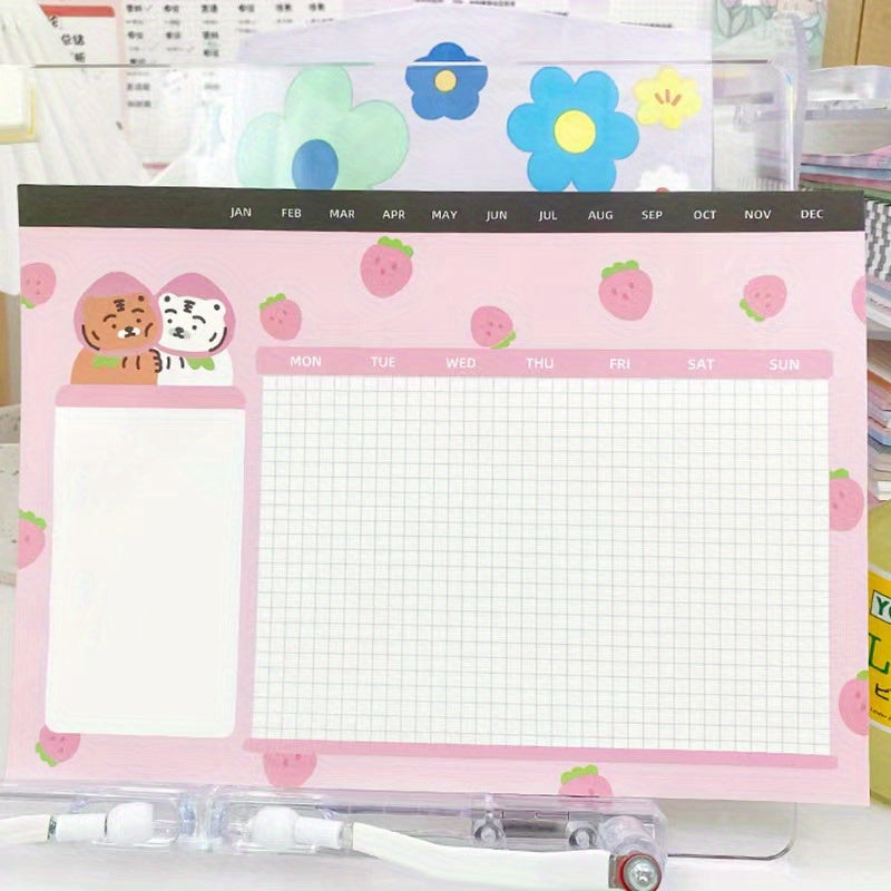 Weekly Planner To Do List Notepad with Calendar Scheduler