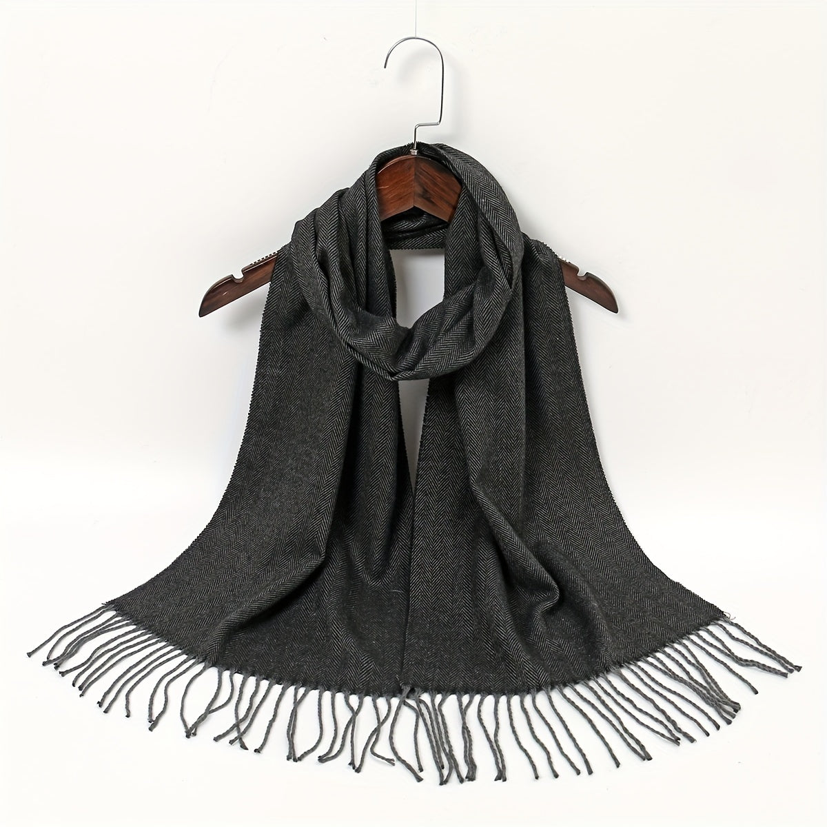 Geometric Plaid Scarf Windproof Headscarf Women