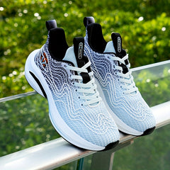 Marathon Shock Absorption Running Shoes Soft Sole Breathable Mesh Sneakers
